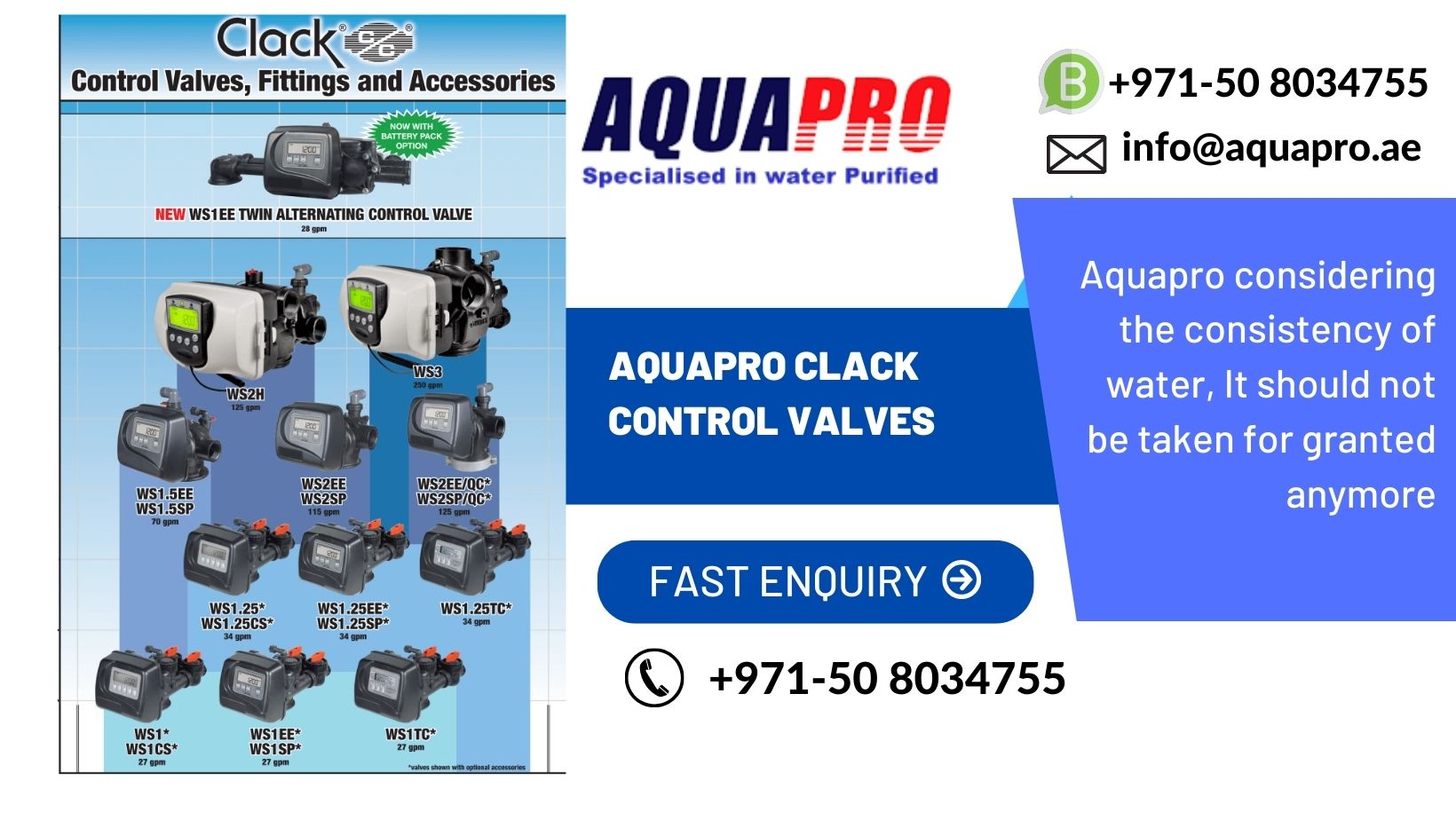 AquaPro Clack Control Valves